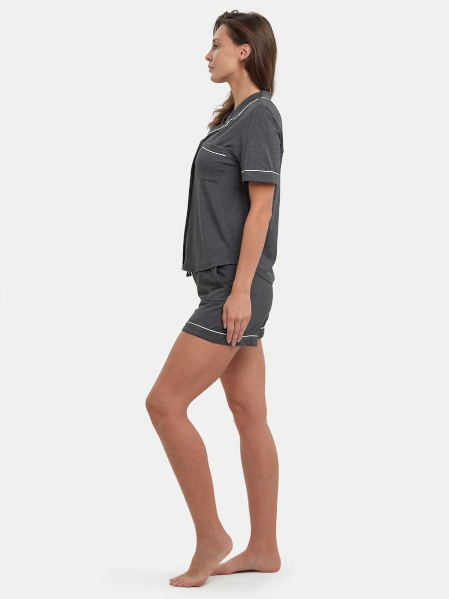 Short Sleeve Bamboo Pajama Set