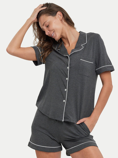 Short Sleeve Bamboo Pajama Shirt