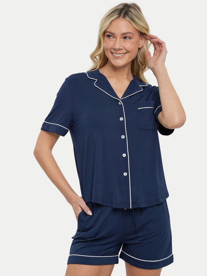 Short Sleeve Bamboo Pajama Shirt