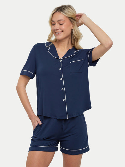 Short Sleeve Bamboo Pajama Shirt