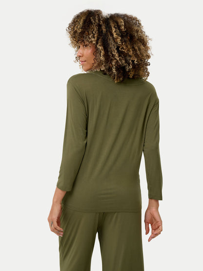 Long Sleeve Bamboo Slouchy PJs Set