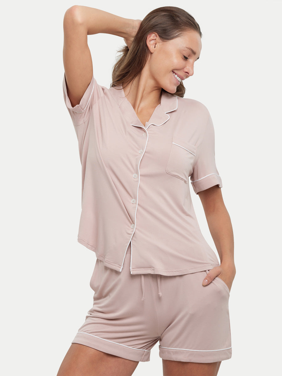 Short Sleeve Bamboo Pajama Shirt
