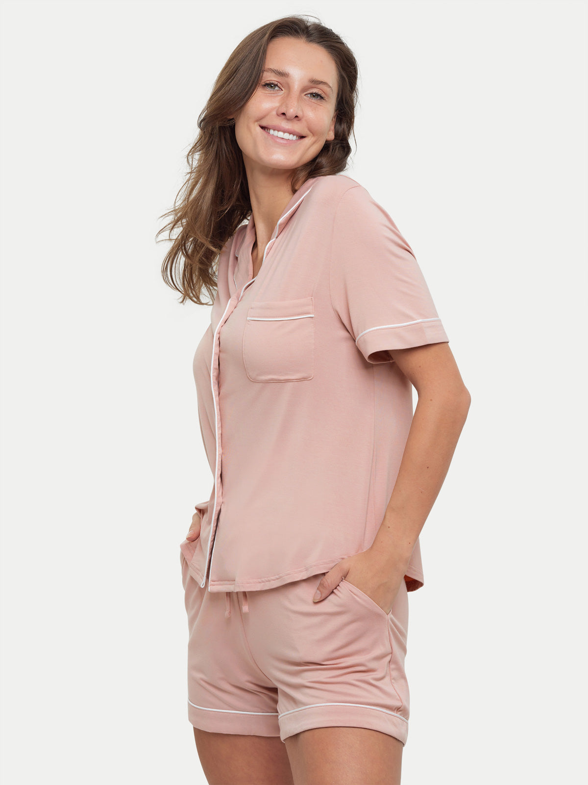 Short Sleeve Bamboo Pajama Set
