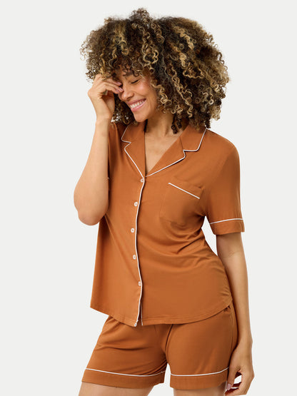 Short Sleeve Bamboo Pajama Set