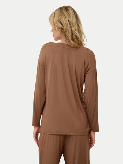 Long Sleeve Bamboo Slouchy PJs Set