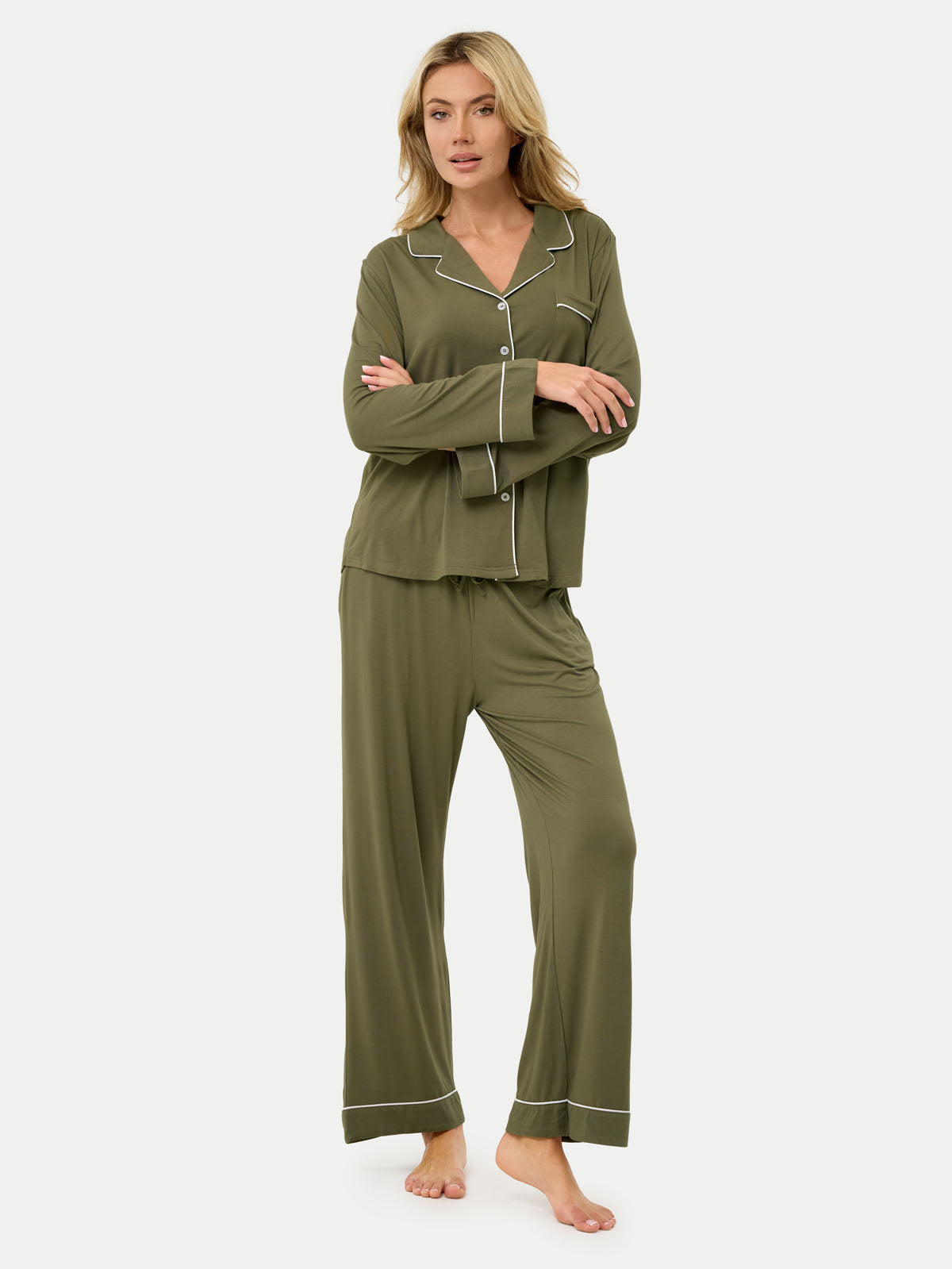 Long Sleeve Bamboo Pajama Set