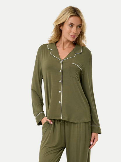 Long Sleeve Bamboo Pajama Set