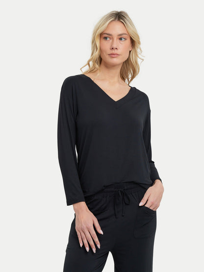 Long Sleeve Bamboo Slouchy PJs Set