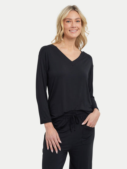 Long Sleeve Bamboo Slouchy PJs Set