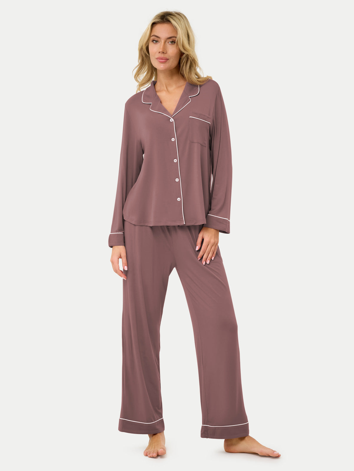 Long Sleeve Bamboo Pajama Shirt