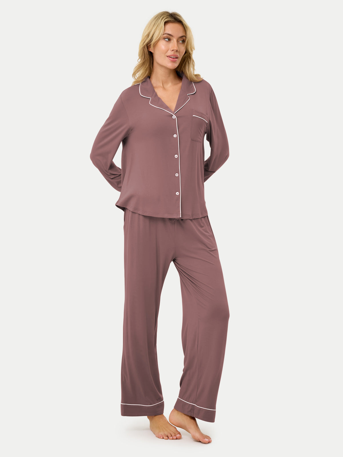 Long Sleeve Bamboo Pajama Set