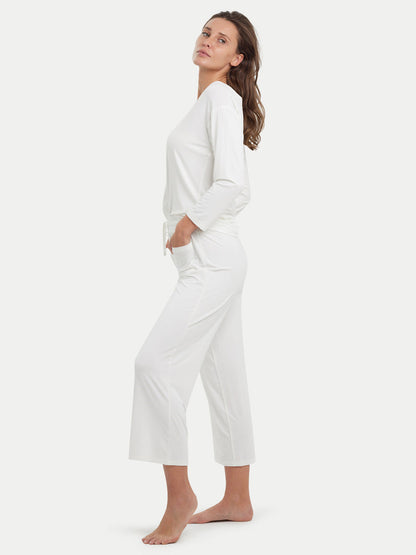 Long Sleeve Bamboo Slouchy PJs Top