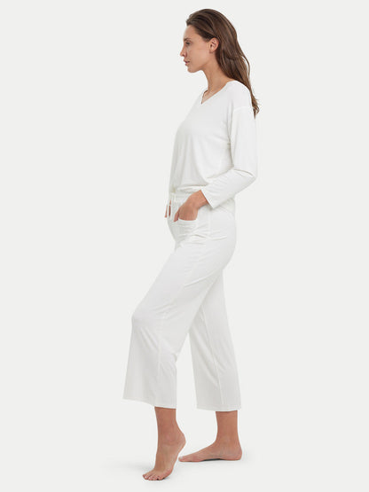 Long Sleeve Bamboo Slouchy PJs Top