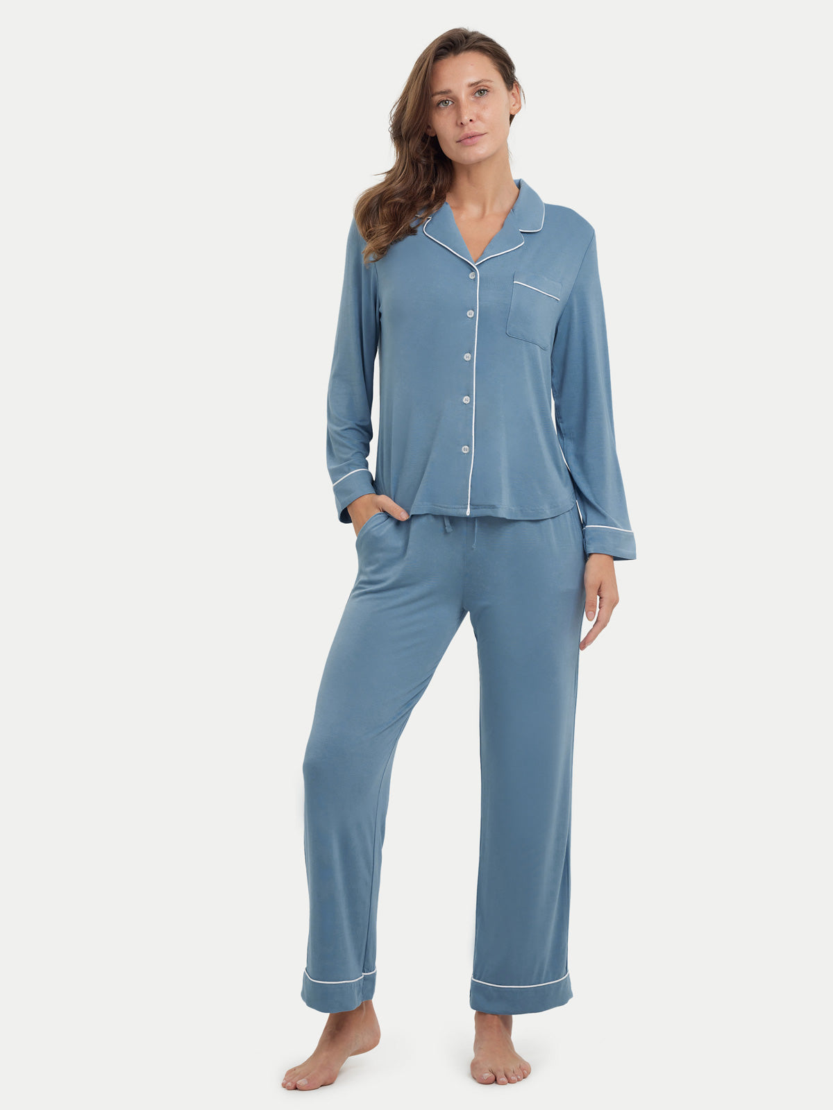 Long Sleeve Bamboo Pajama Set