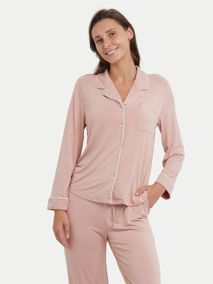 Long Sleeve Bamboo Pajama Set