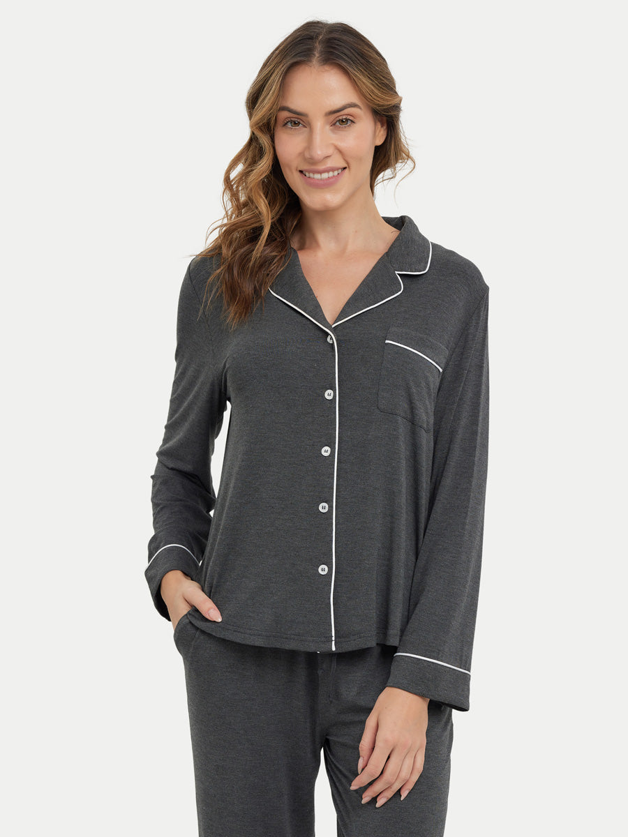 Long Sleeve Bamboo Pajama Set