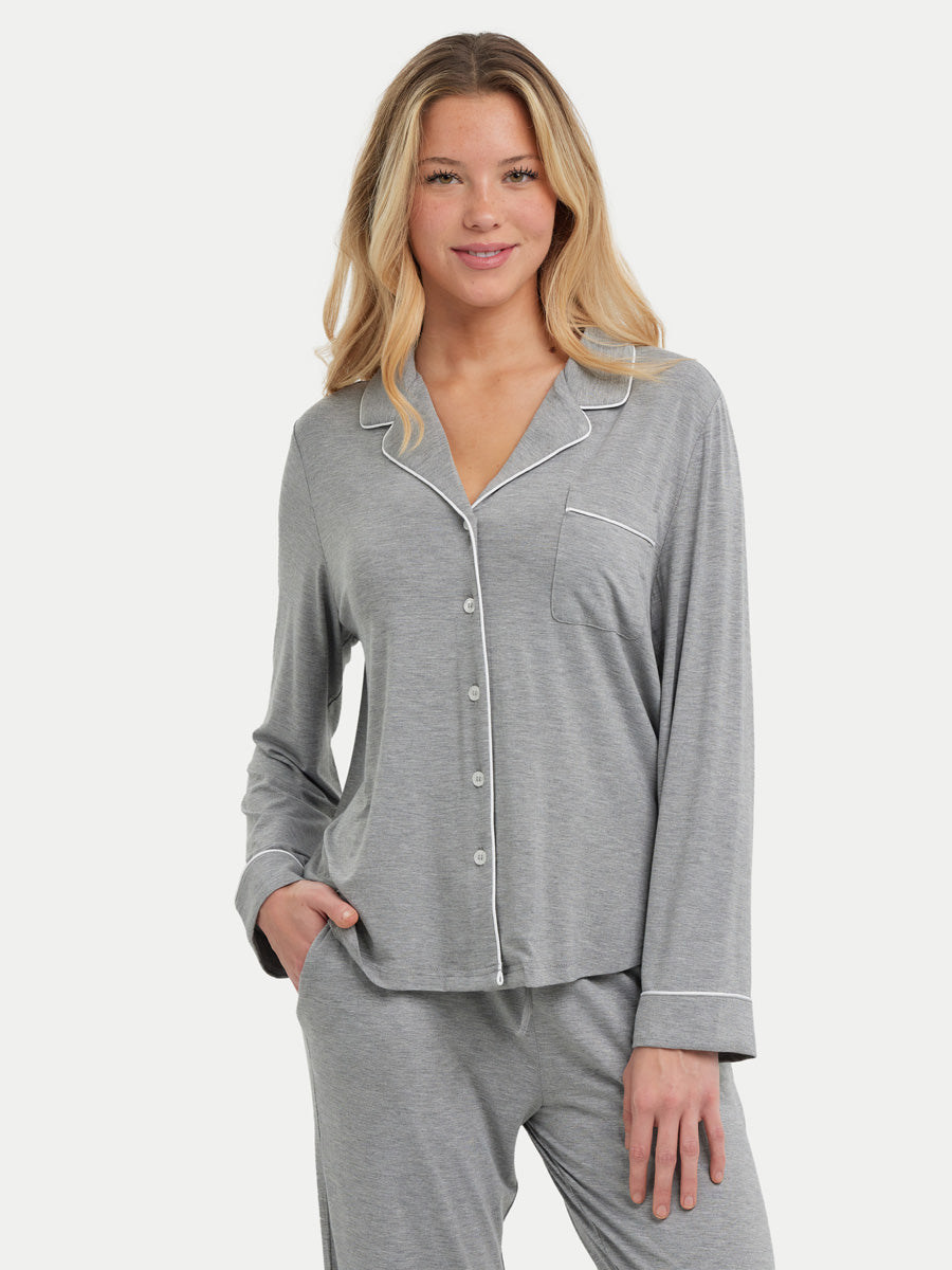 Long Sleeve Bamboo Pajama Set