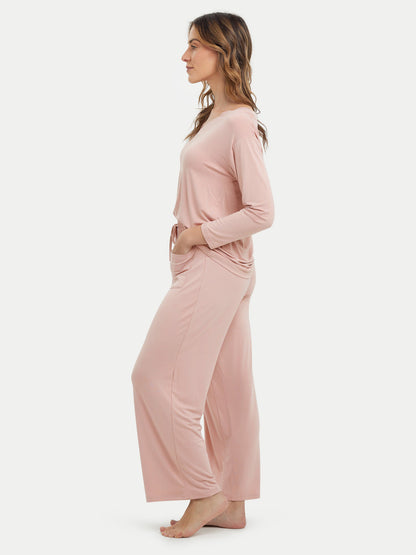 Long Sleeve Bamboo Slouchy PJs Top