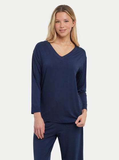 Long Sleeve Bamboo Slouchy PJs Set