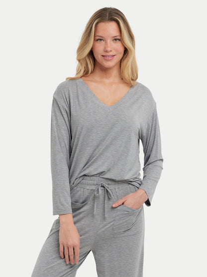 Long Sleeve Bamboo Slouchy PJs Set