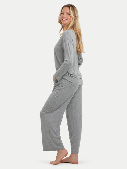 Long Sleeve Bamboo Slouchy PJs Set