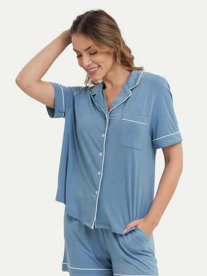 Short Sleeve Bamboo Pajama Set