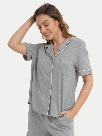 Short Sleeve Bamboo Pajama Set