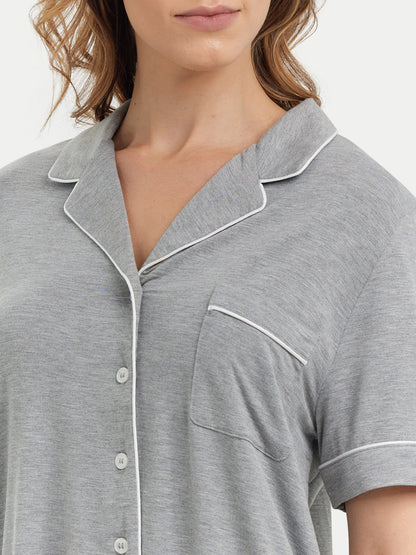 Short Sleeve Bamboo Pajama Shirt