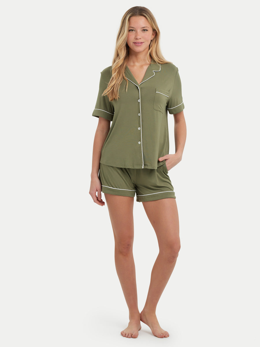 Short Sleeve Bamboo Pajama Shirt