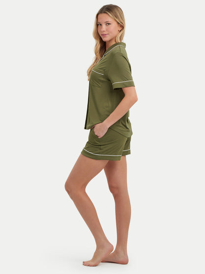 Short Sleeve Bamboo Pajama Set