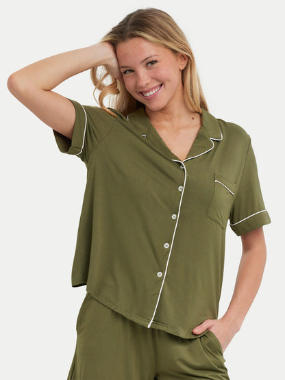 Short Sleeve Bamboo Pajama Set