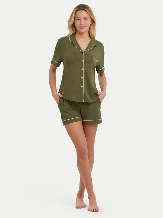 Short Sleeve Bamboo Pajama Set